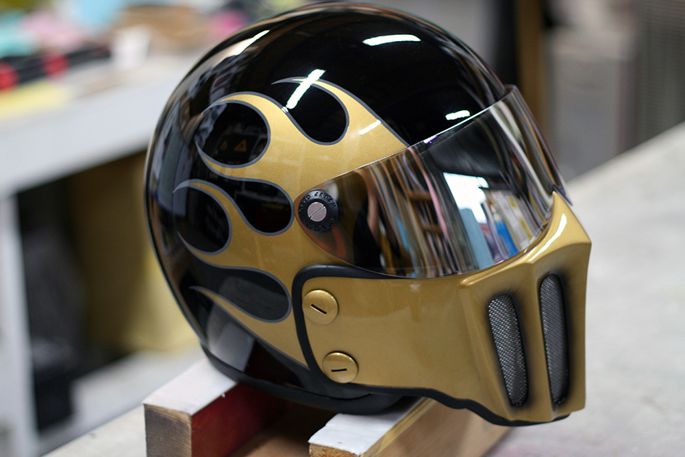 T&T,フルフェイス,カスタムペイント,ピンストライプ