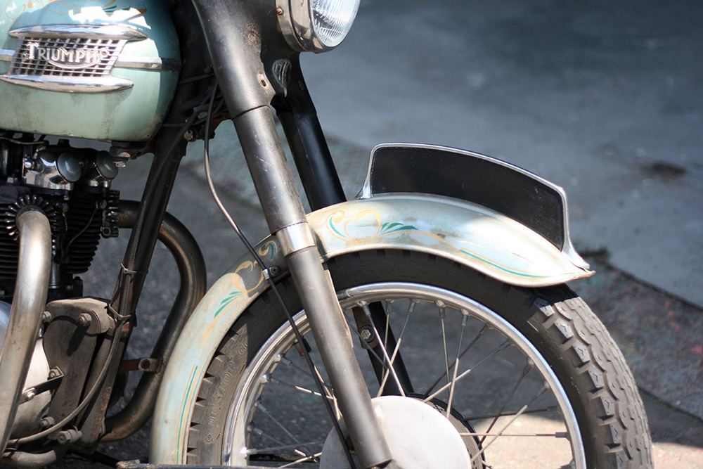 TRIUMPH,ピンスト,トライアンフ,ヴィンテージ