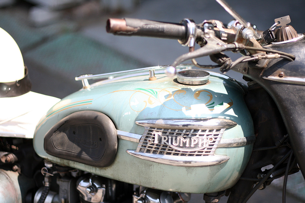 TRIUMPH,ピンスト,トライアンフ,ヴィンテージ