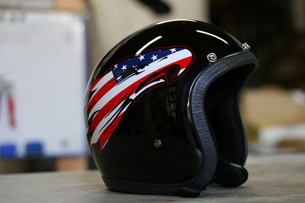 ハーレー,スクリーミンイーグル,ジェットヘルメット,カスタムペイント