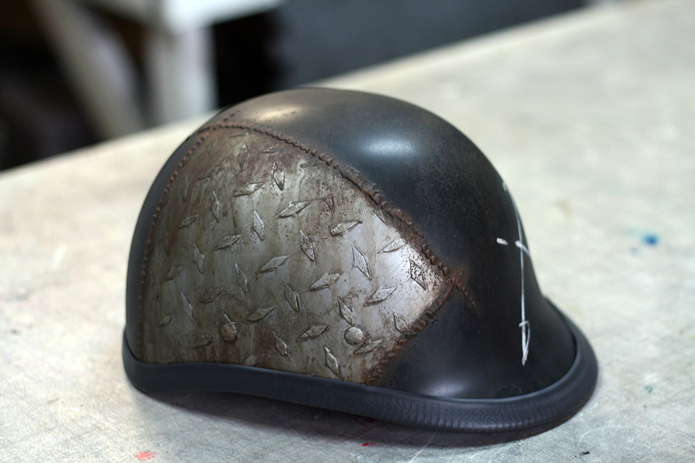 エイジングペイント,ヘルメット,カスタムペイント