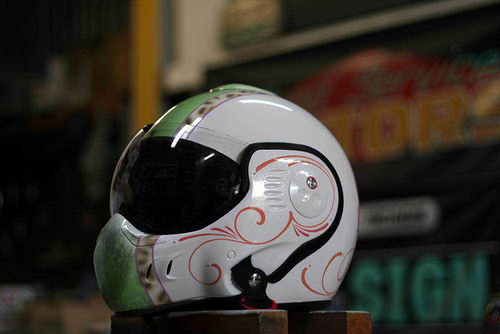 ヘルメット,カスタムペイント