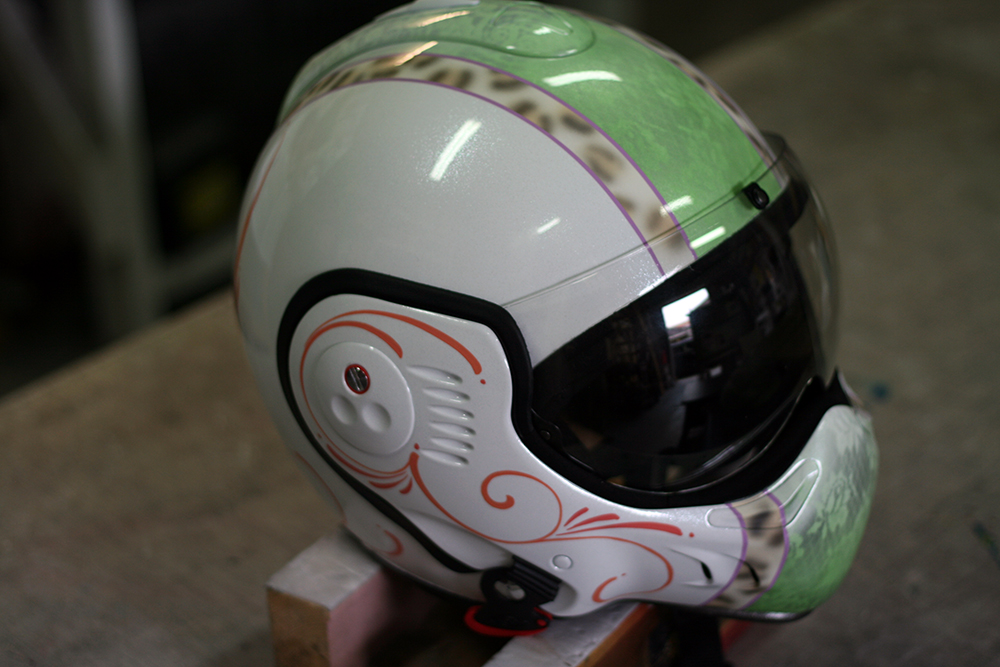 ヘルメット,カスタムペイント