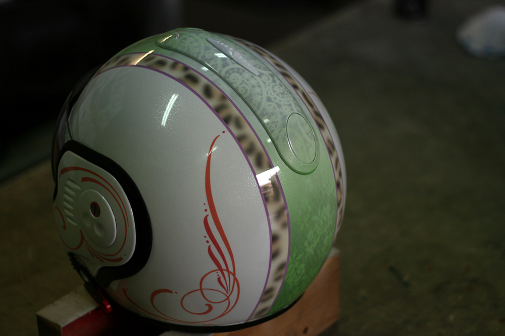 ヘルメット,カスタムペイント