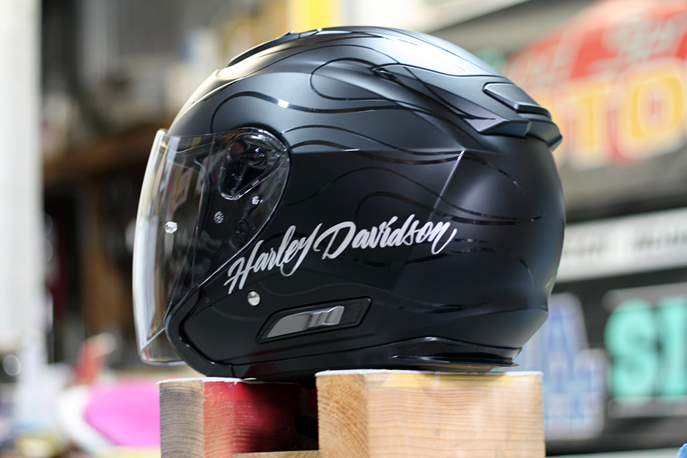 OGK,ASAGI,カスタムペイント,ピンストライプ