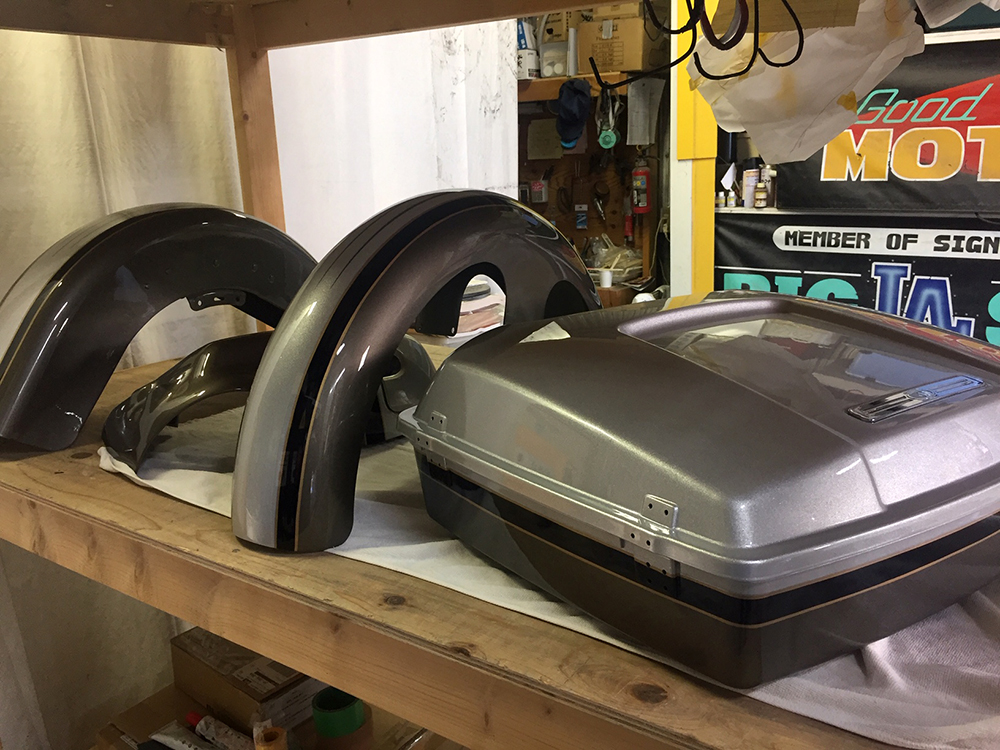 harley Davidson cvo FLTRSE3,カスタムペイント