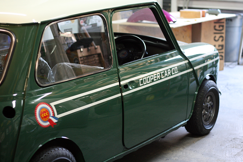 mini copper car co.カスタムペイント