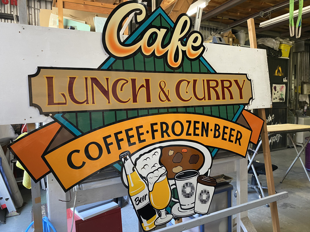 オリジナル看板,手書き看板,サインペイント