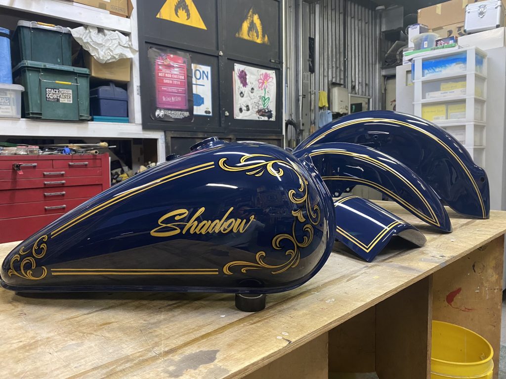 ホンダ,シャドー,shadow,カスタムペイント